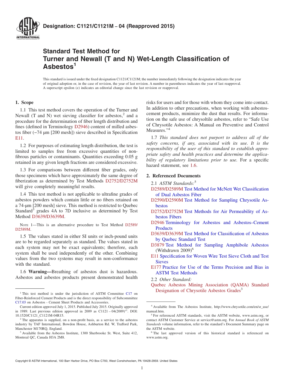 ASTM C1121 - C 1121M - 04 (2015).pdf_第1页