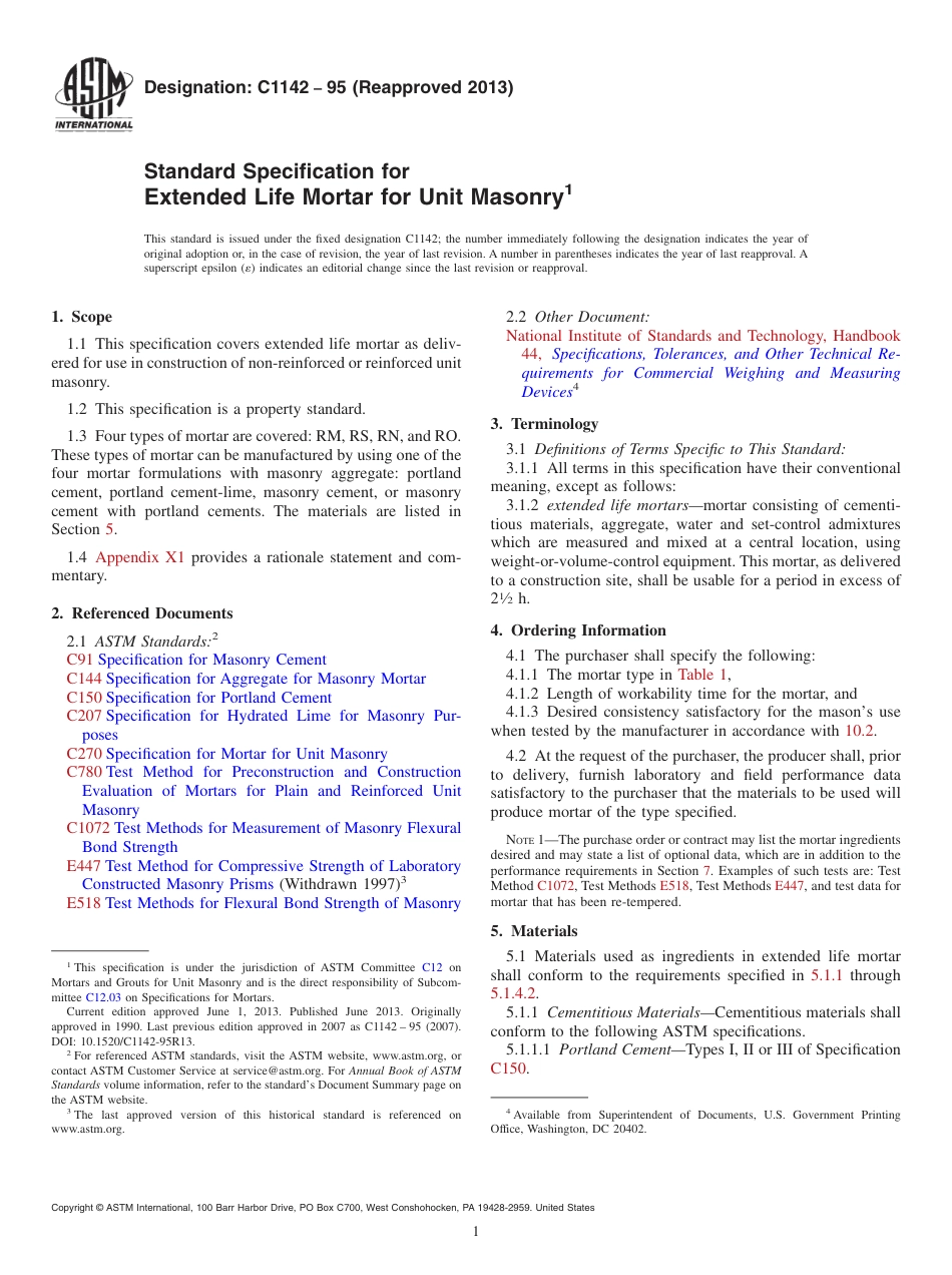 ASTM C1142 - 95 (2013).pdf_第1页