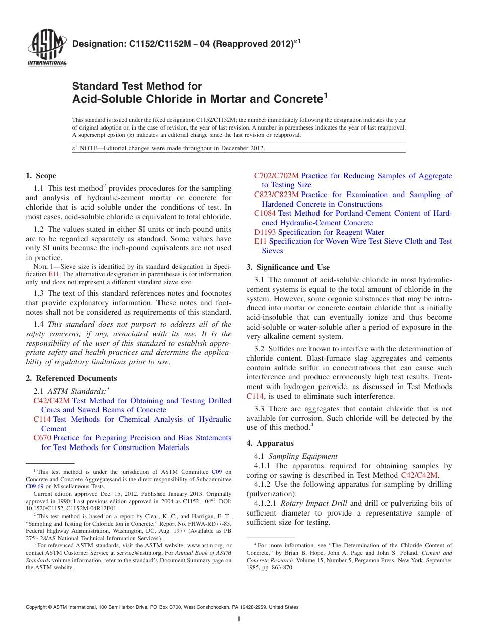 ASTM C1152C1152M_042012e1_Standard_Test.pdf_第1页