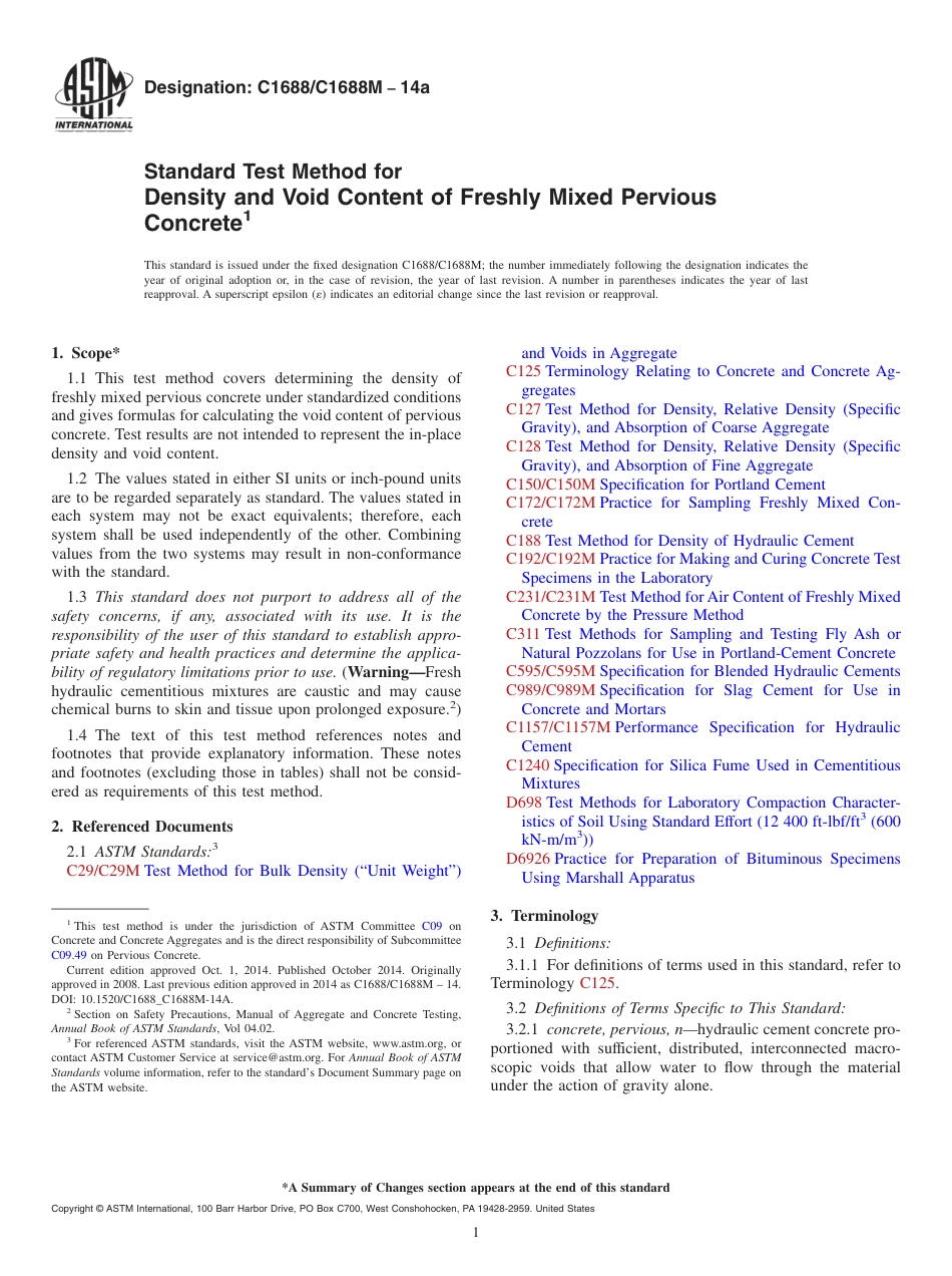 ASTM C1688 - C 1688M - 14a.pdf_第1页