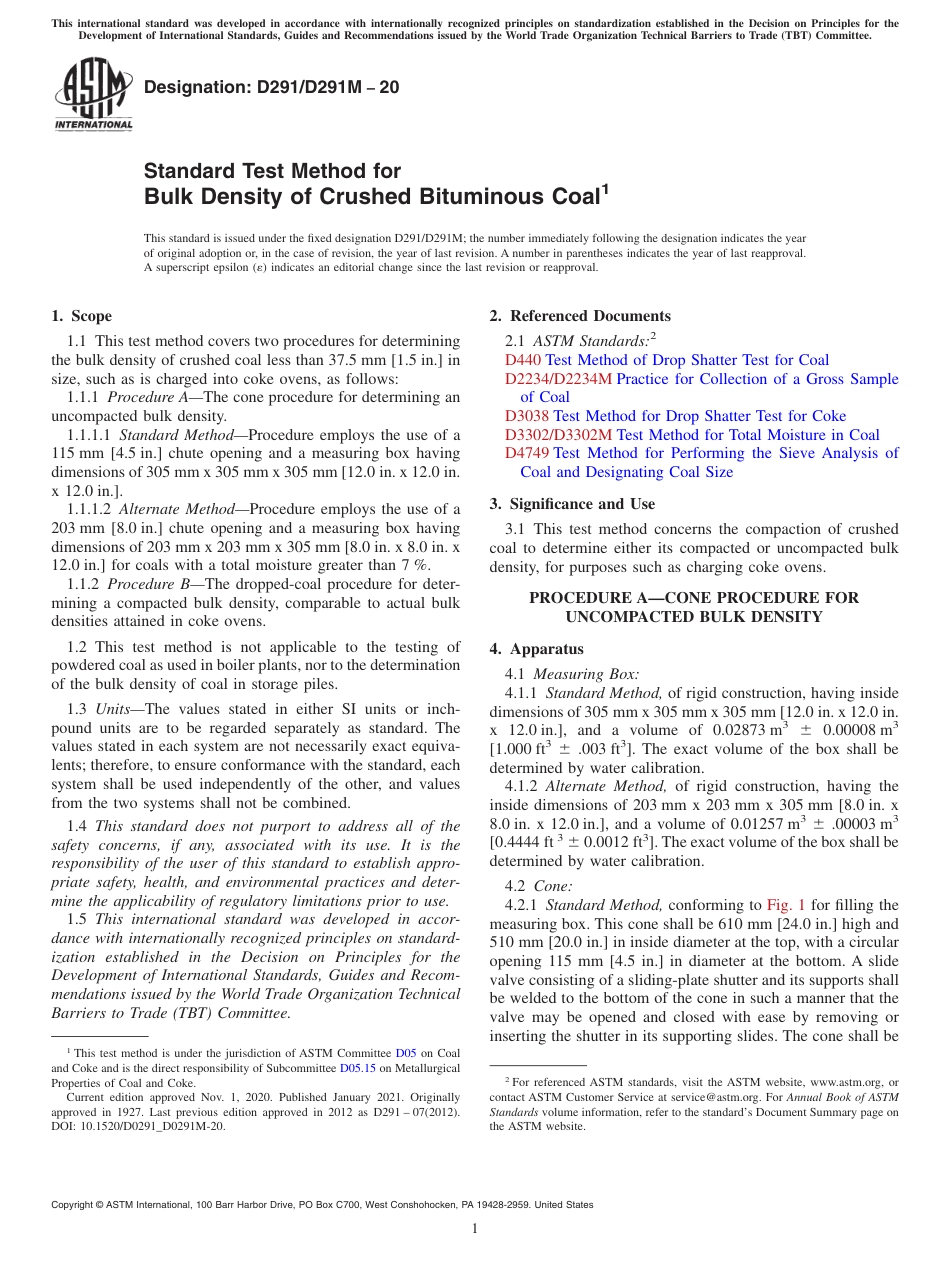 ASTM D291 - D 291M - 20.pdf_第1页