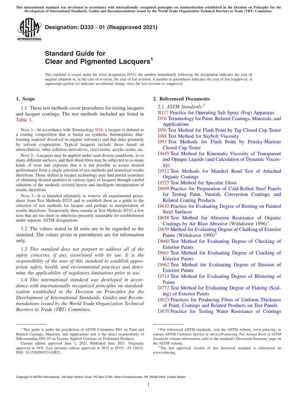 ASTM D333 - 01 (2021).pdf_第1页