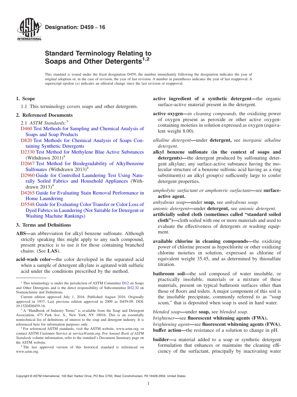 ASTM D459 - 16.pdf_第1页