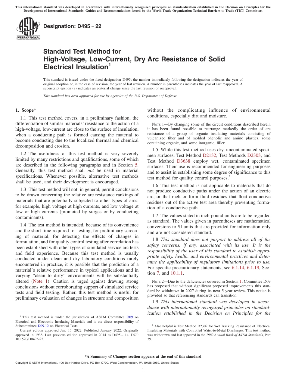 ASTM D495 - 22.pdf_第1页