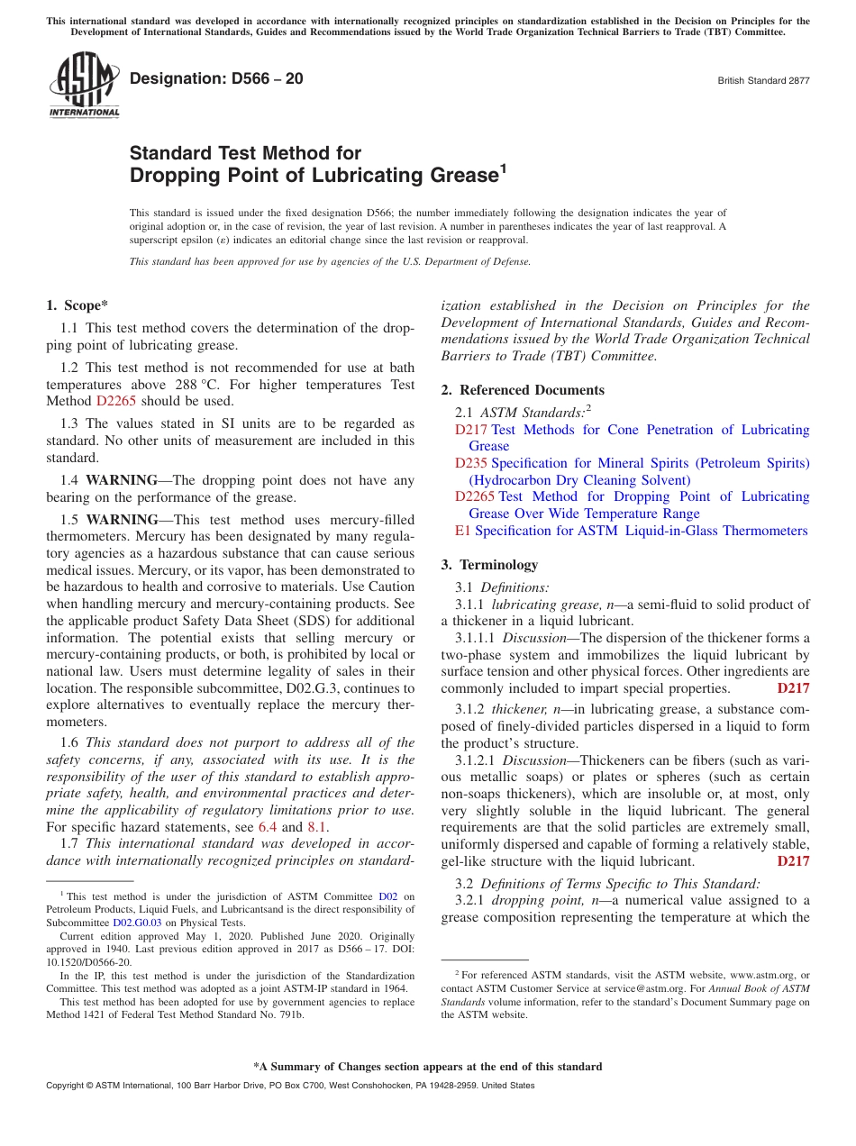 ASTM D566 - 20.pdf_第1页