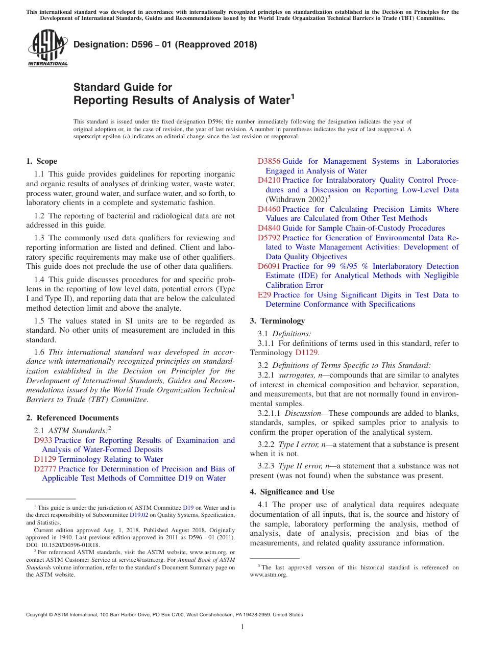 ASTM D596 - 01 (2018).pdf_第1页