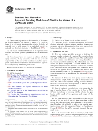 ASTM D747 - 10.pdf