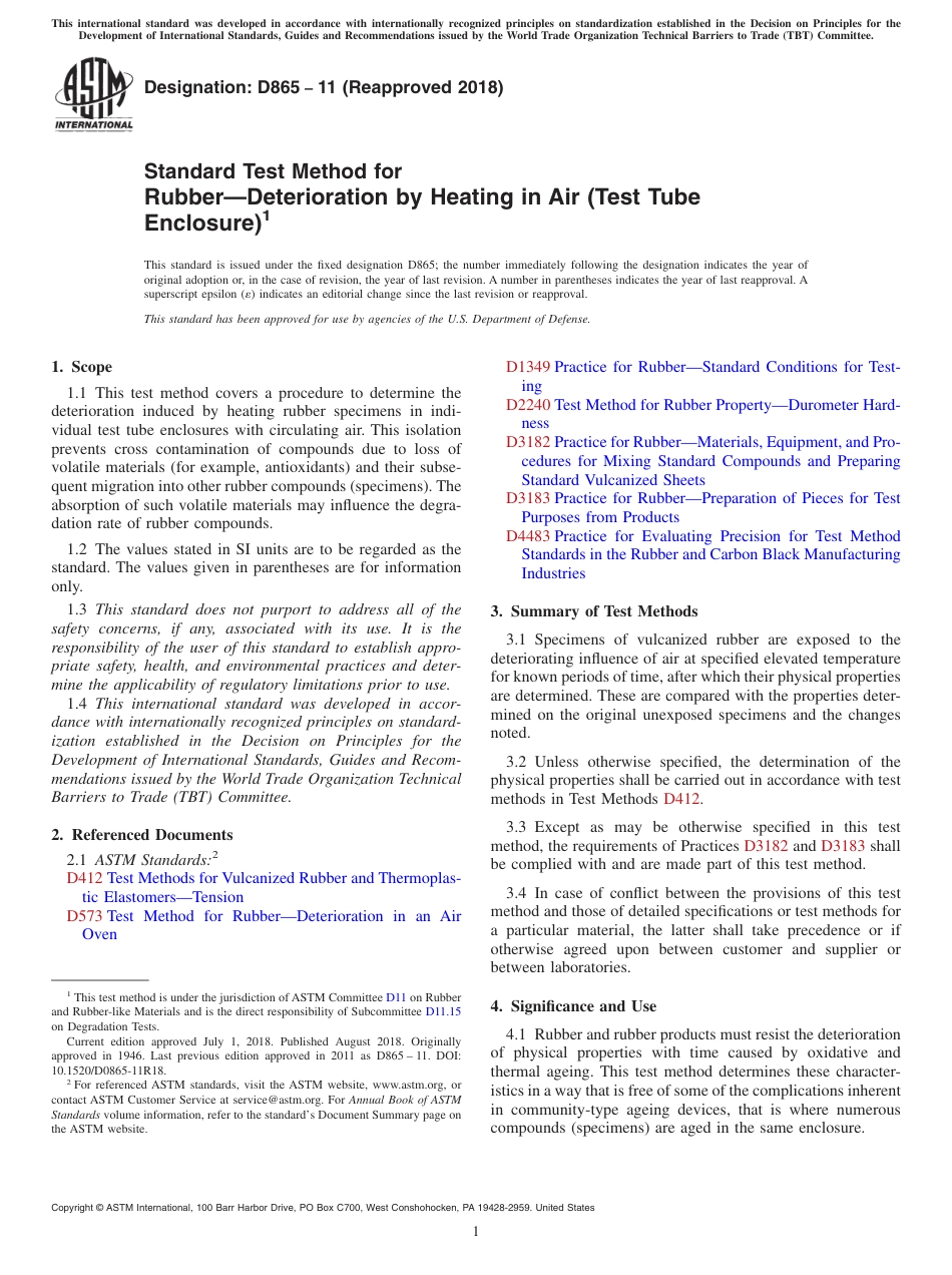 ASTM D865 - 11 (2018).pdf_第1页