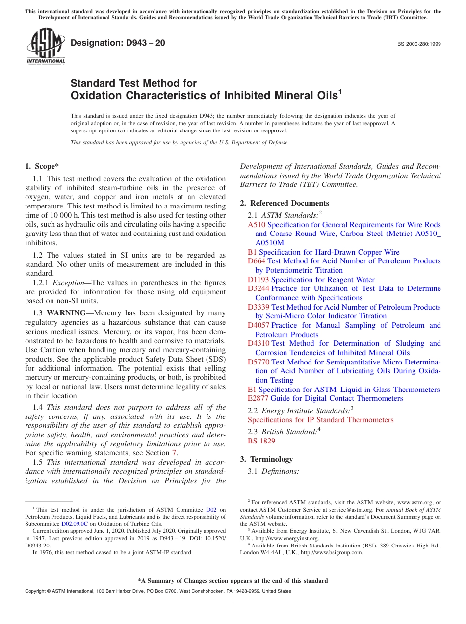 ASTM D943 - 20.pdf_第1页