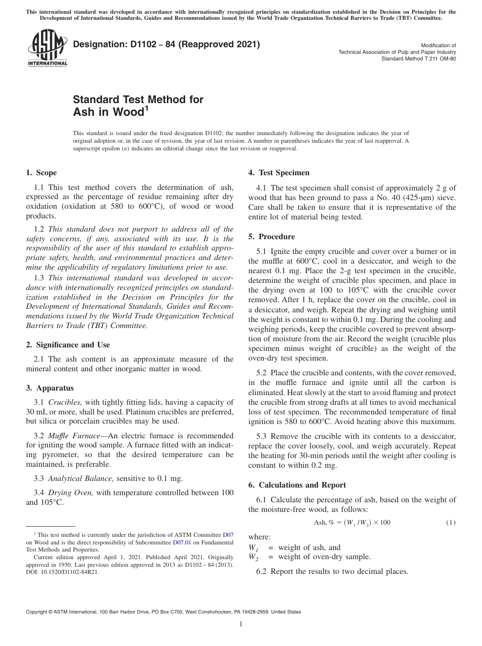 ASTM D1102 - 84 (2021).pdf_第1页