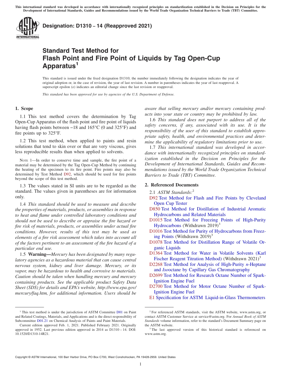 ASTM D1310 - 14 (2021).pdf_第1页