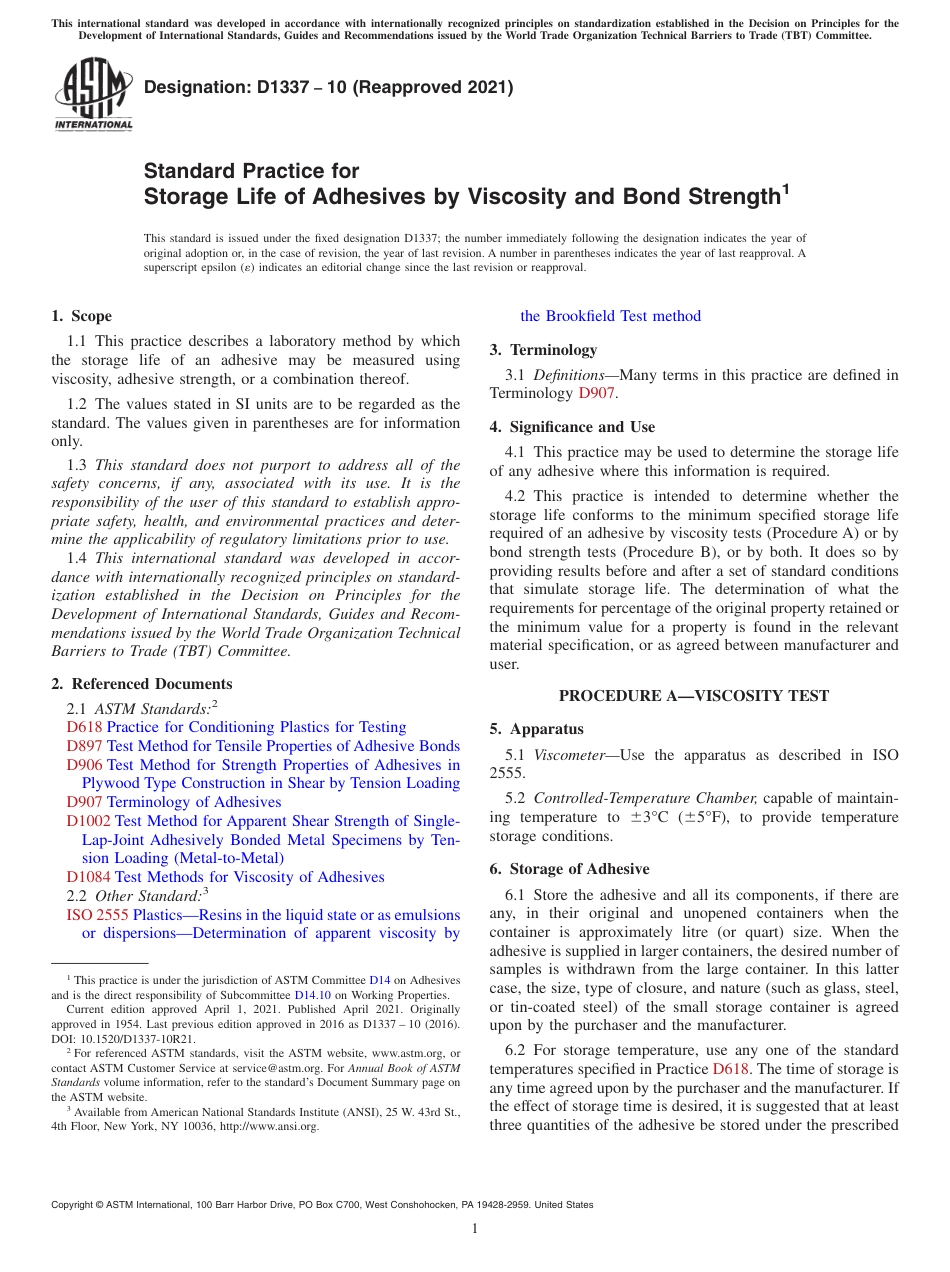 ASTM D1337 - 10 (2021).pdf_第1页