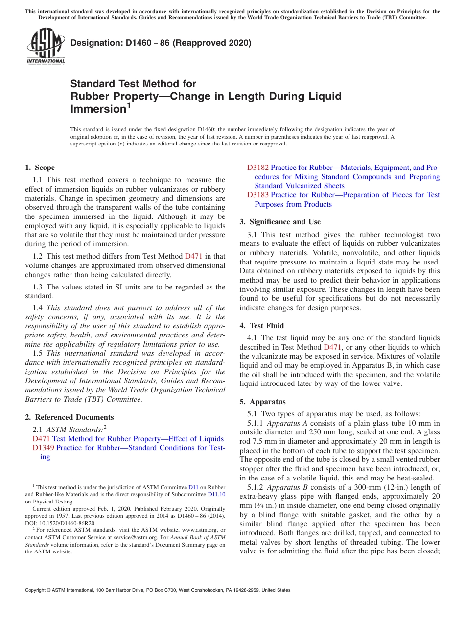 ASTM D1460 - 86 (2020).pdf_第1页