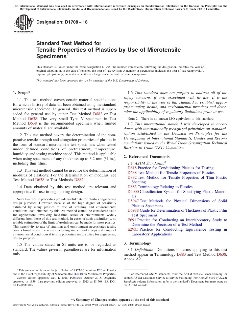 ASTM D1708 - 18.pdf_第1页