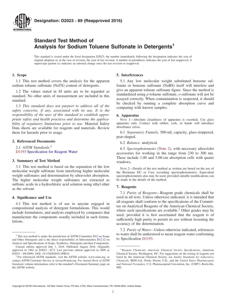 ASTM D2023 - 89 (2016).pdf_第1页