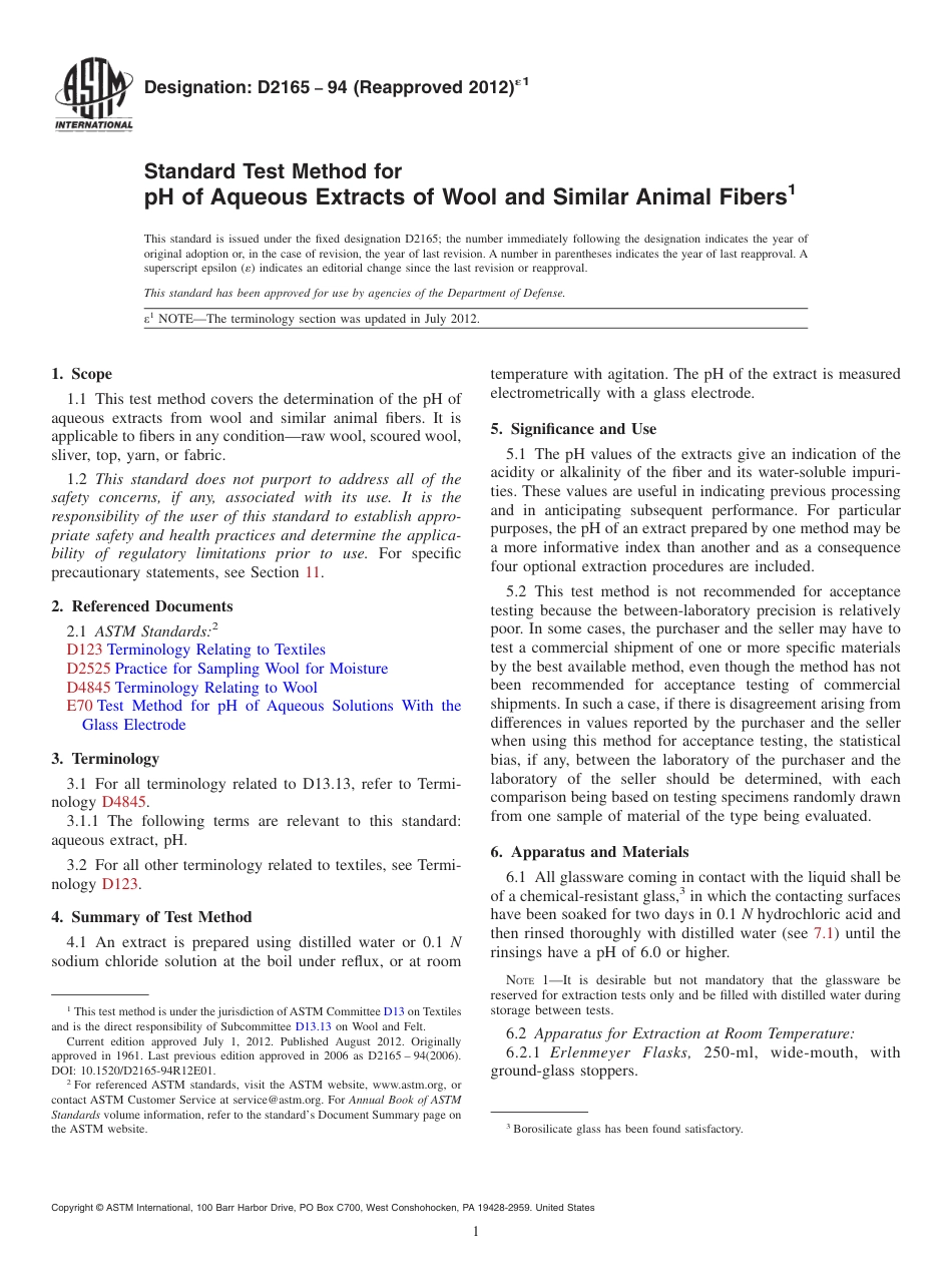 ASTM D2165 - 94 (2012)e1.pdf_第1页