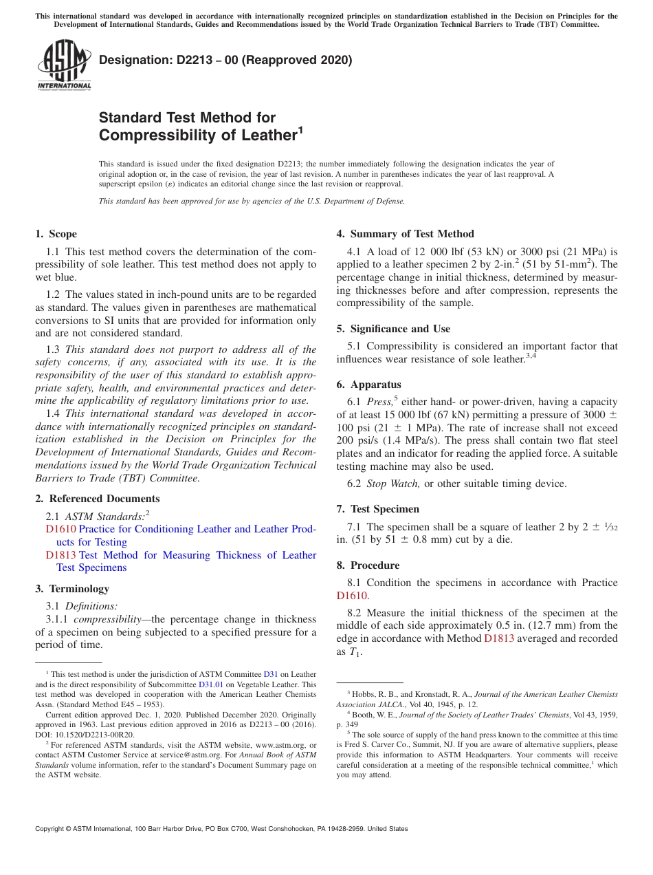 ASTM D2213 - 00 (2020).pdf_第1页