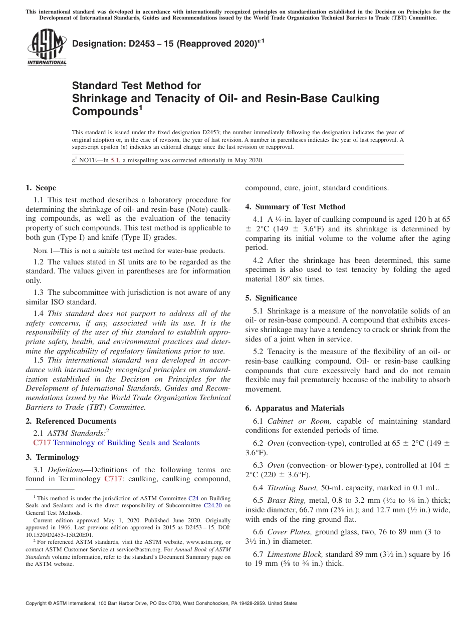 ASTM D2453 - 15 (2020)e1.pdf_第1页