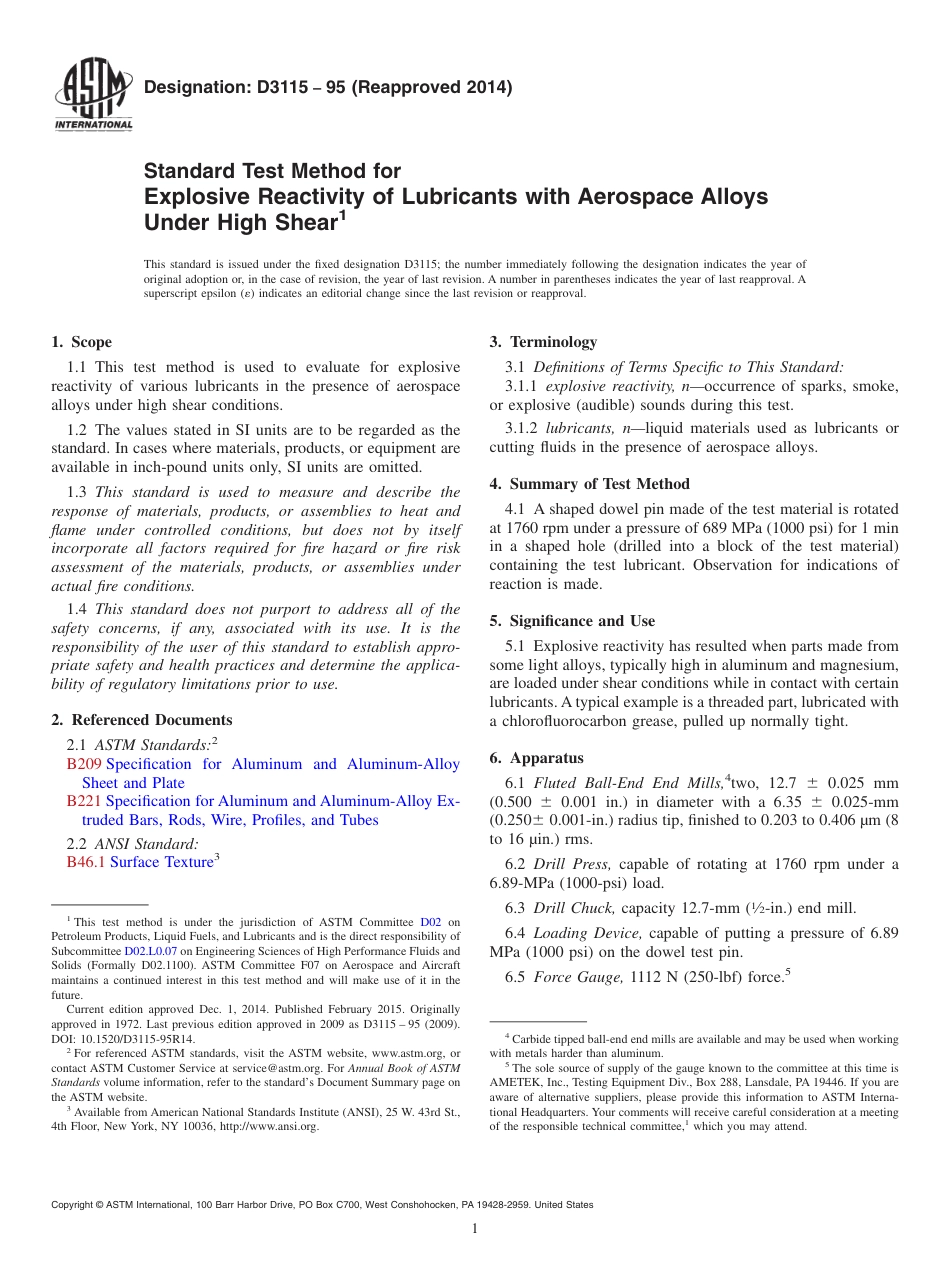 ASTM D3115 - 95 (2014).pdf_第1页