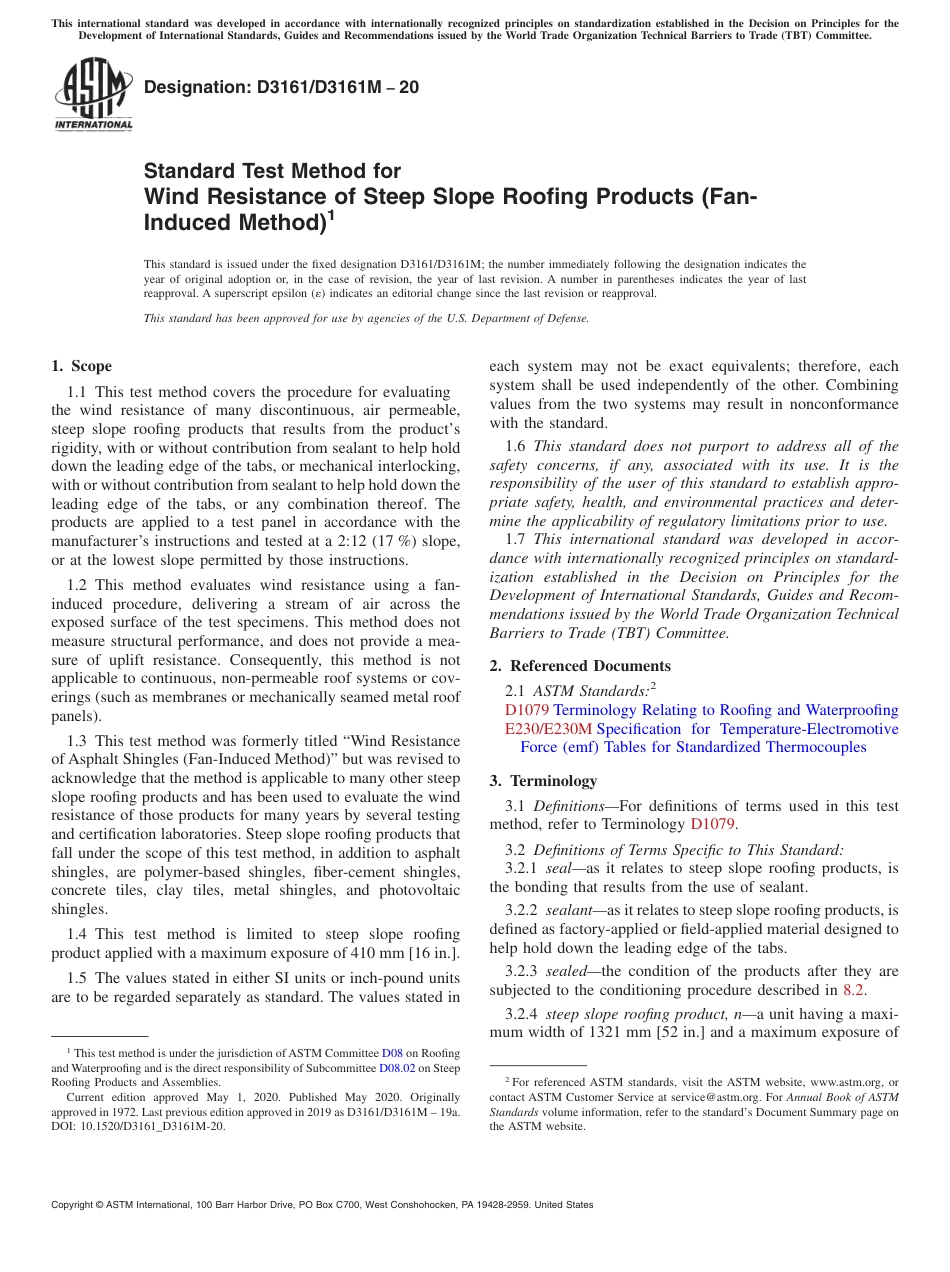 ASTM D3161 - D 3161M - 20.pdf_第1页