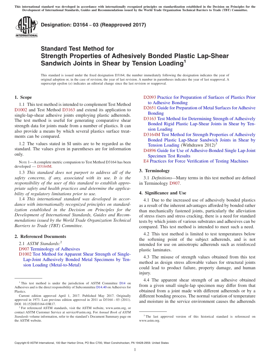 ASTM D3164 - 03 (2017).pdf_第1页