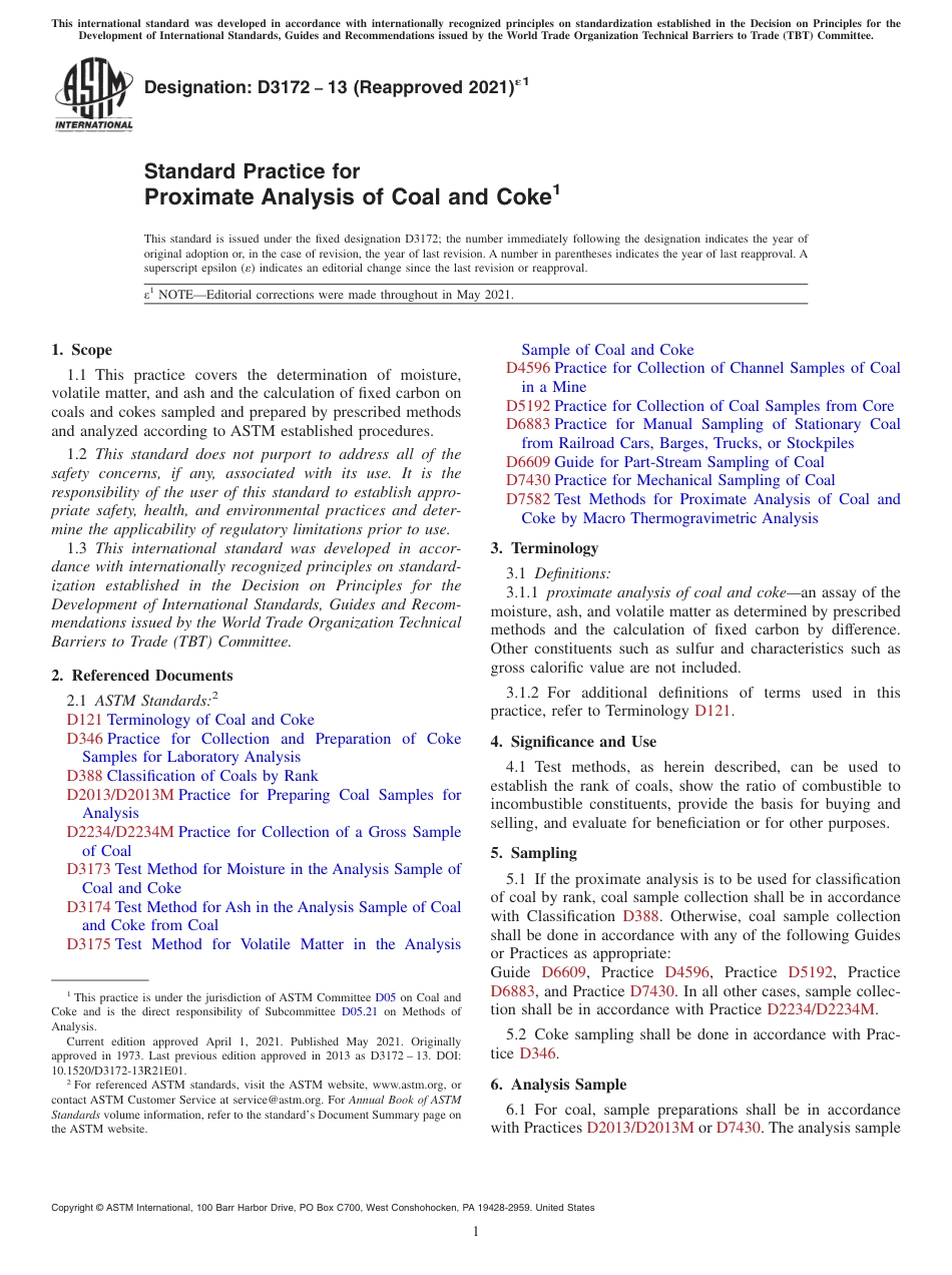 ASTM D3172 - 13 (2021)e1.pdf_第1页