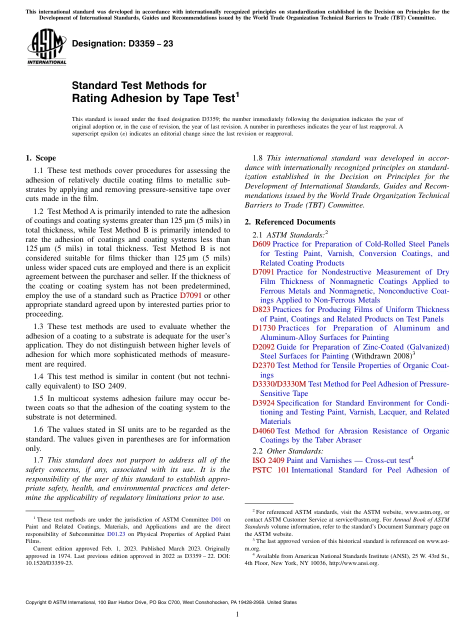 ASTM D3359 - 23.pdf_第1页