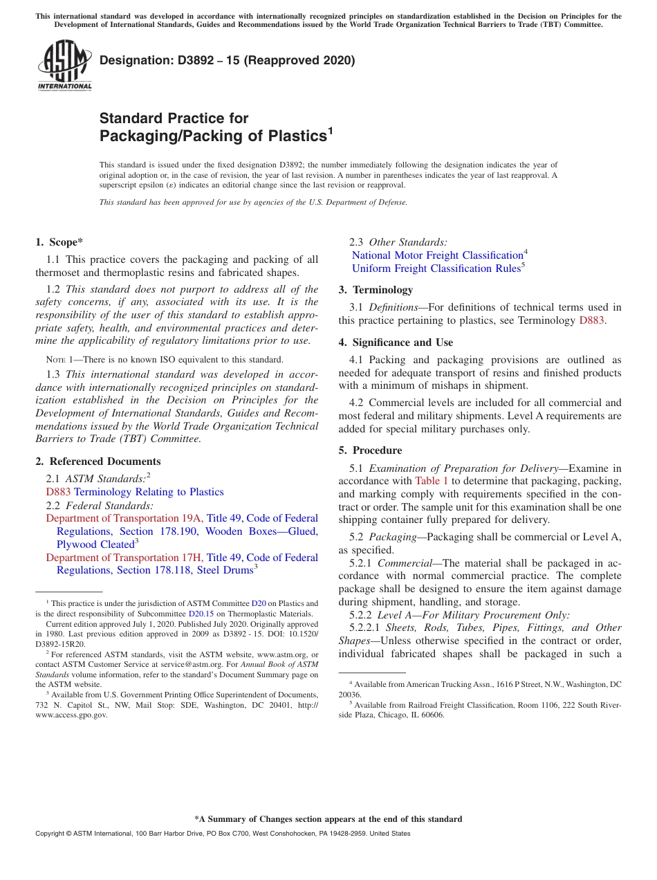 ASTM D3892 - 15 (2020).pdf_第1页