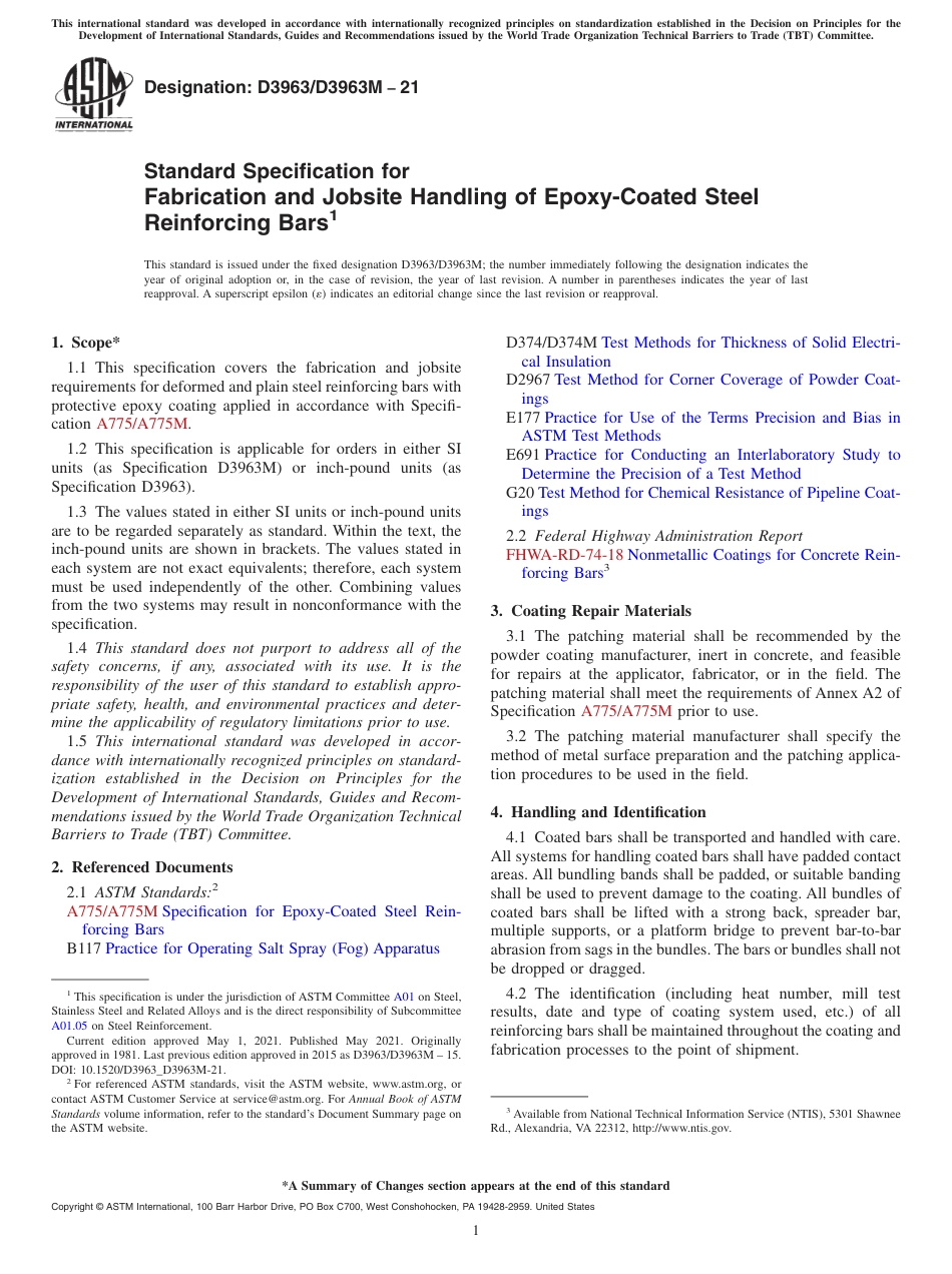 ASTM D3963 - D 3963M - 21.pdf_第1页