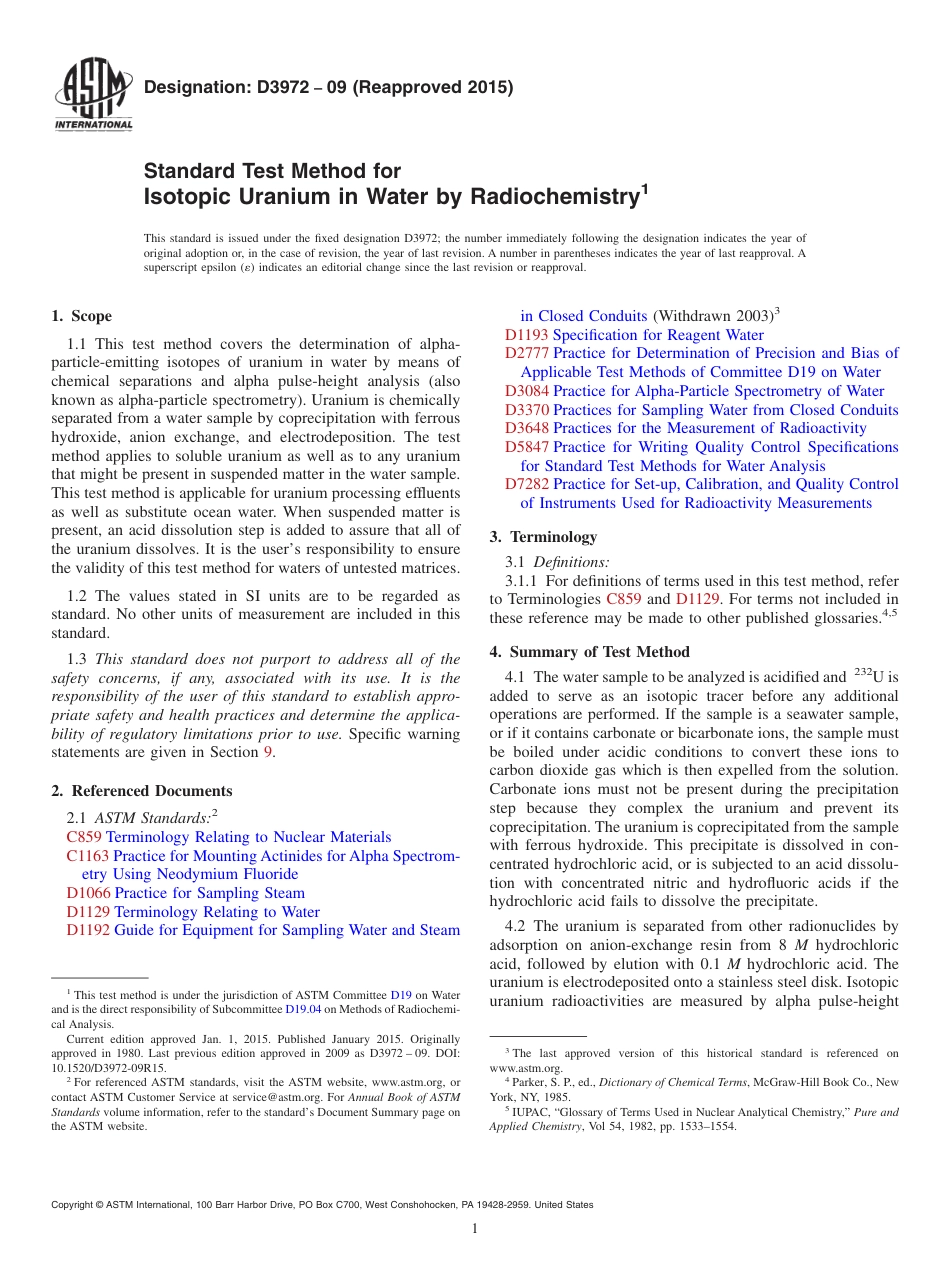 ASTM D3972 - 09 (2015).pdf_第1页