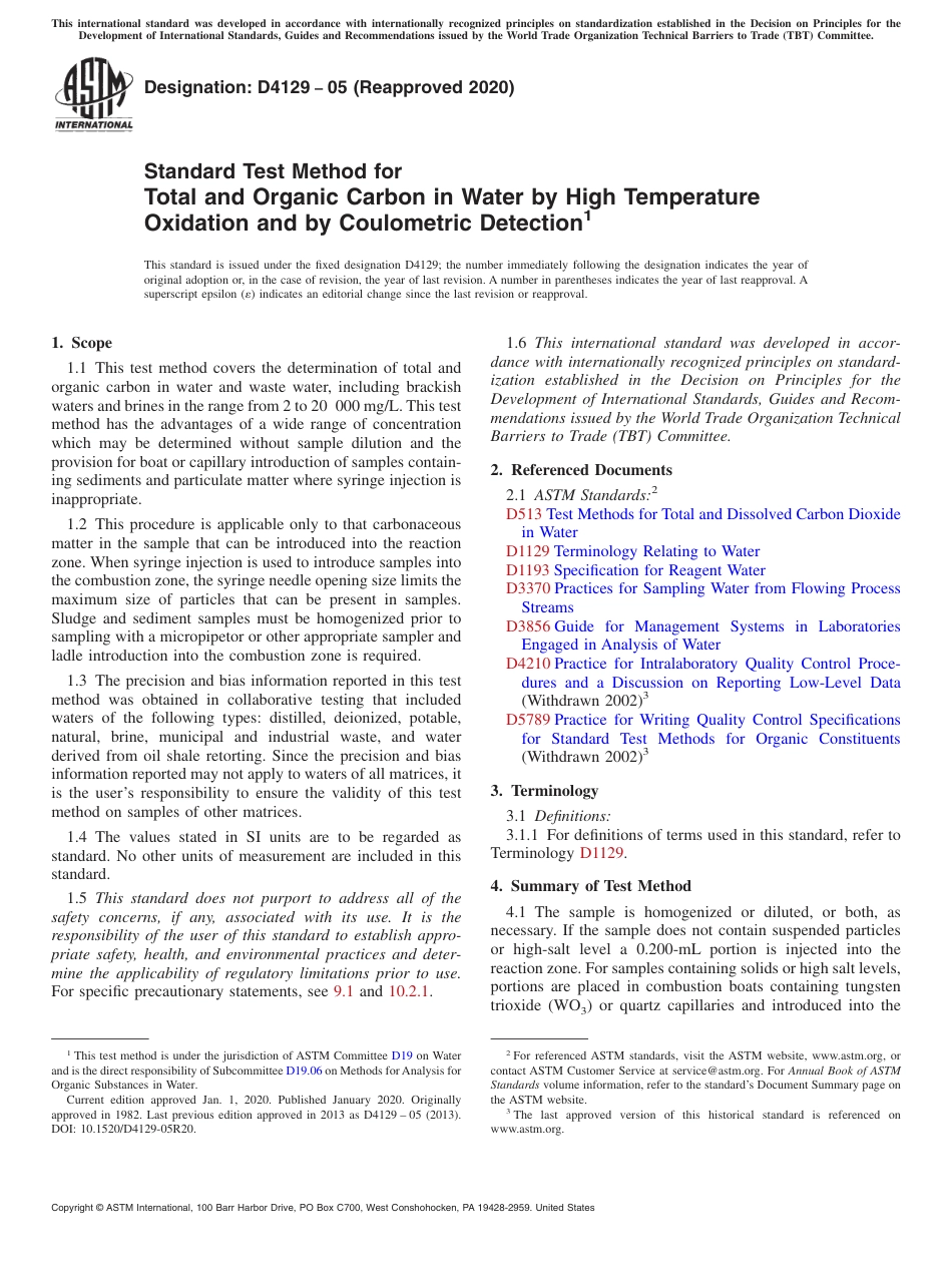 ASTM D4129 - 05 (2020).pdf_第1页