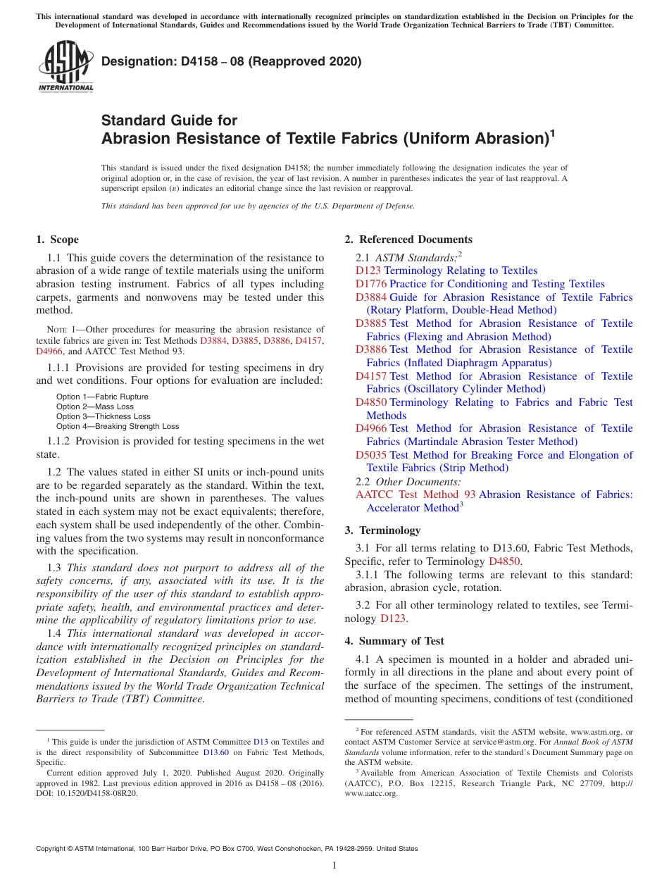 ASTM D4158 - 08 (2020).pdf_第1页