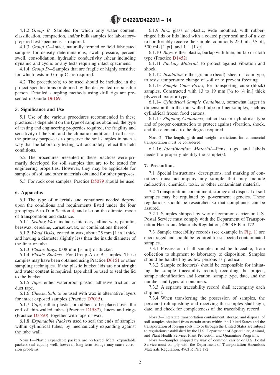 ASTM D4220 - D 4220M - 14.pdf_第2页