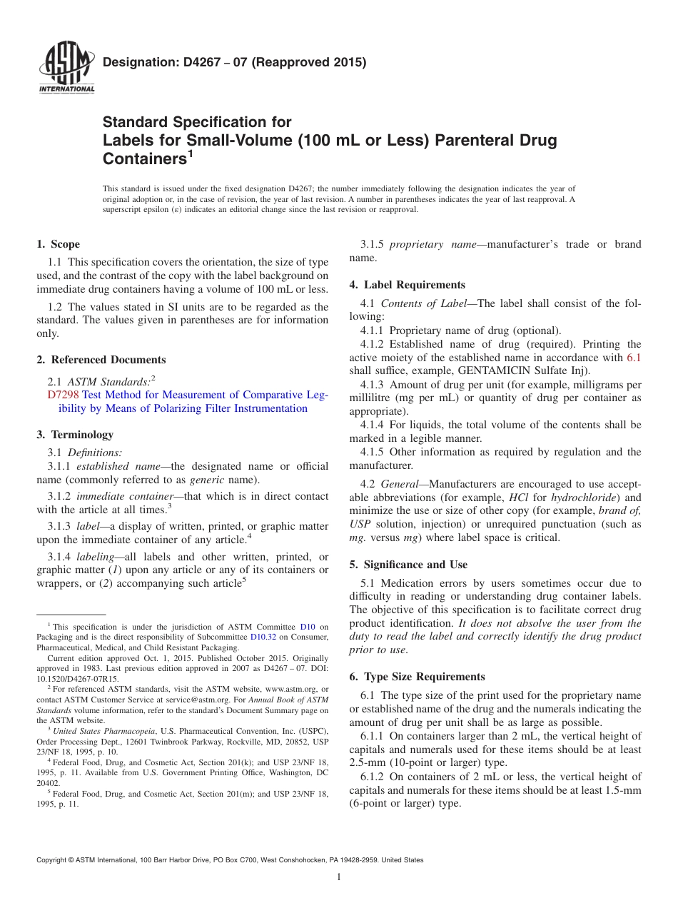 ASTM D4267 - 07 (2015).pdf_第1页