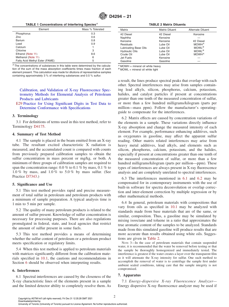 ASTM D4294 - 21.pdf_第2页