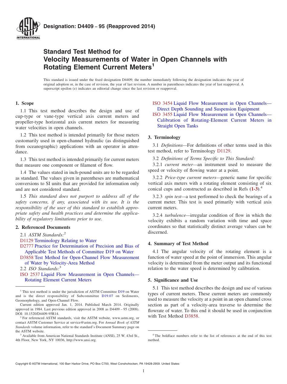 ASTM D4409 - 95 (2014).pdf_第1页