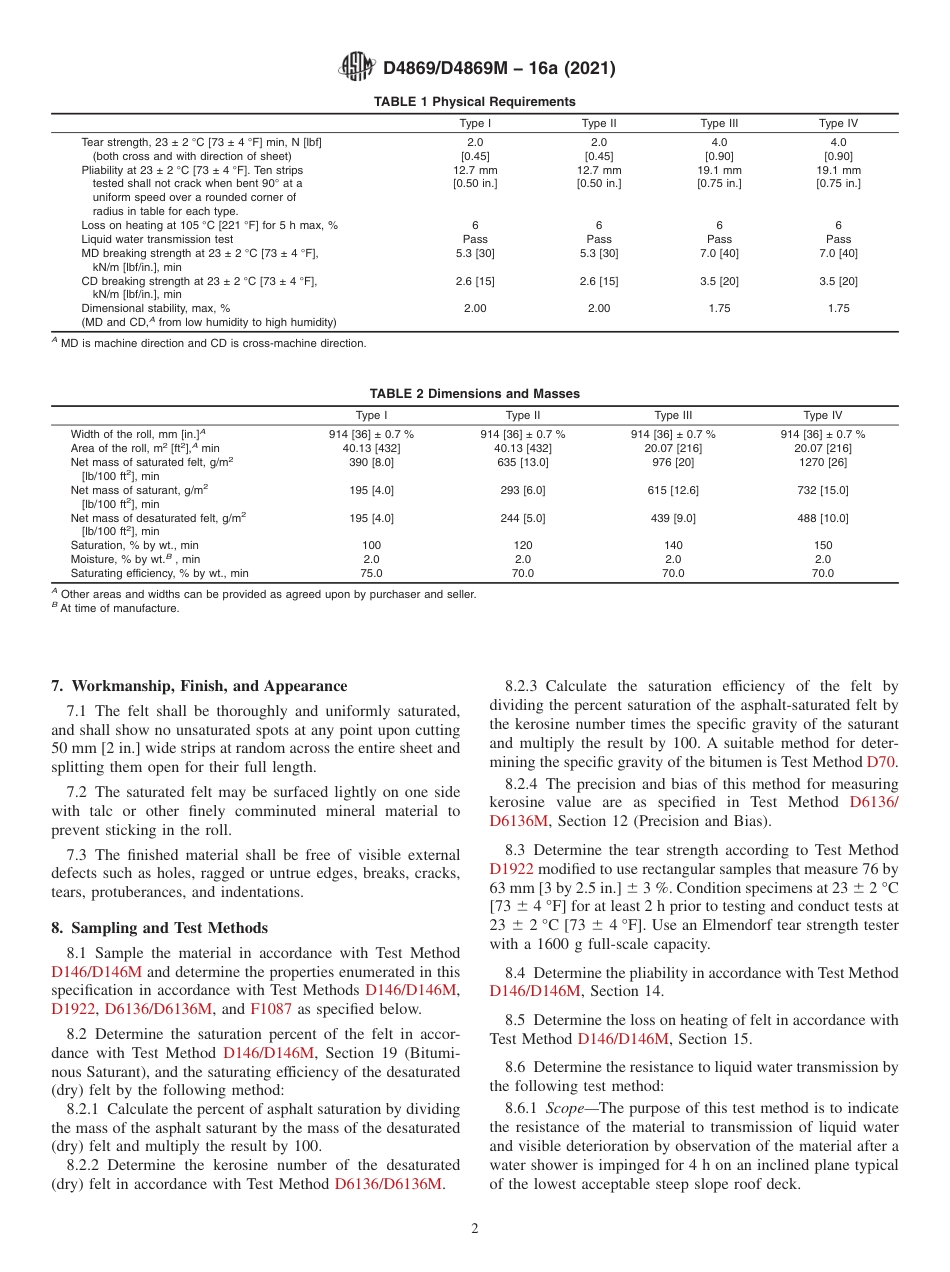 ASTM D4869 - D 4869M - 16a (2021).pdf_第2页