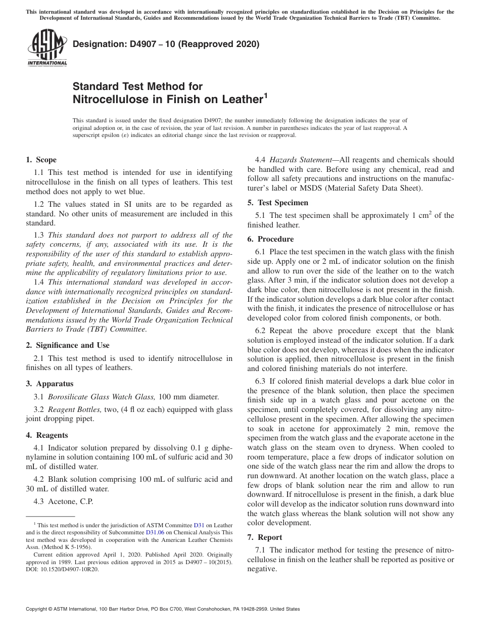 ASTM D4907 - 10 (2020).pdf_第1页