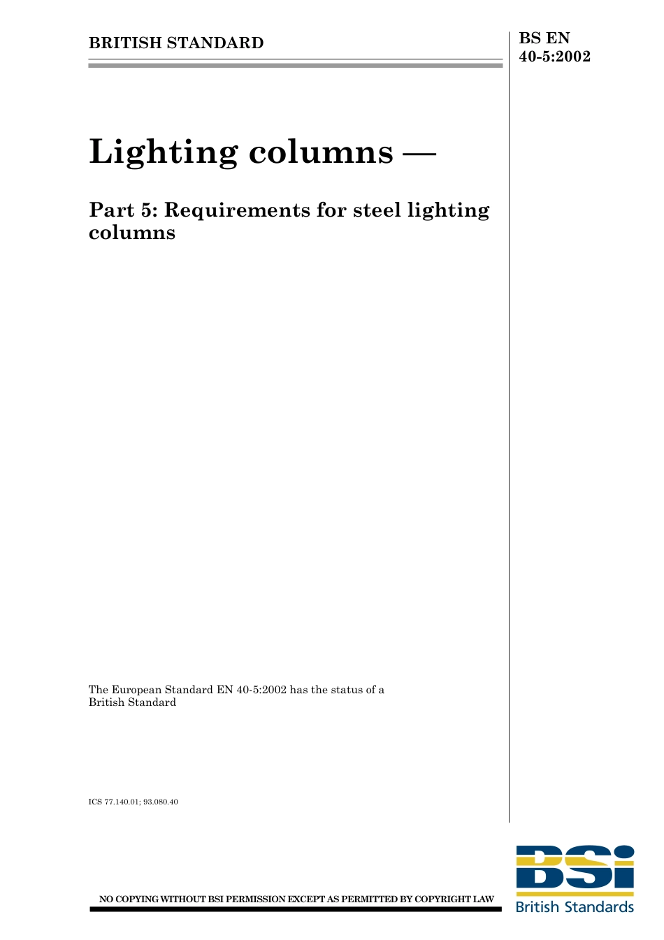 BS EN 00040-5-2002.pdf_第1页