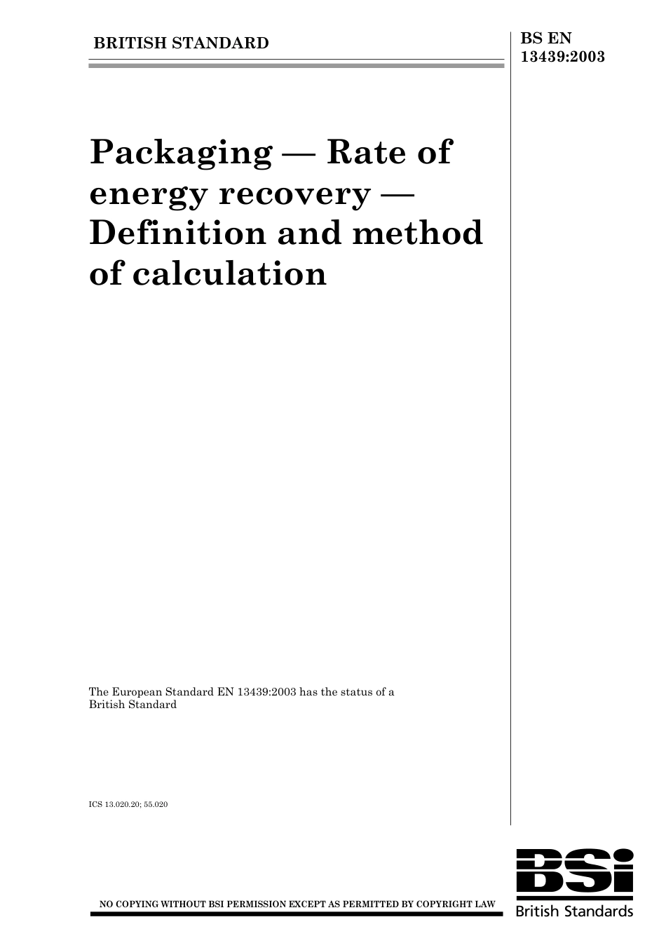 BS EN 13439-2003 (2004).pdf_第1页