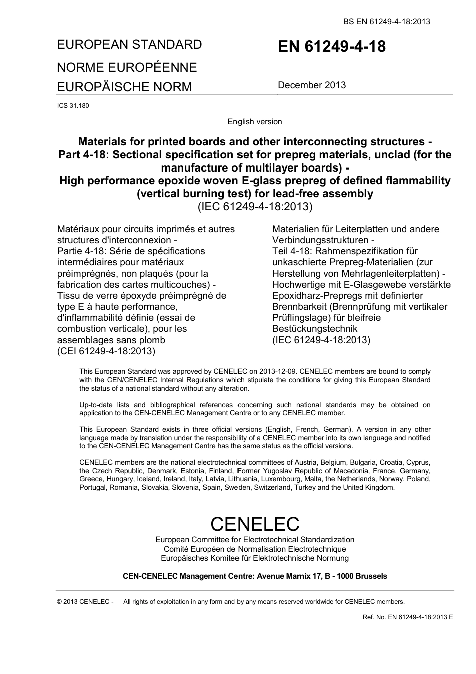 BS EN 61249-4-18-2013.pdf_第3页