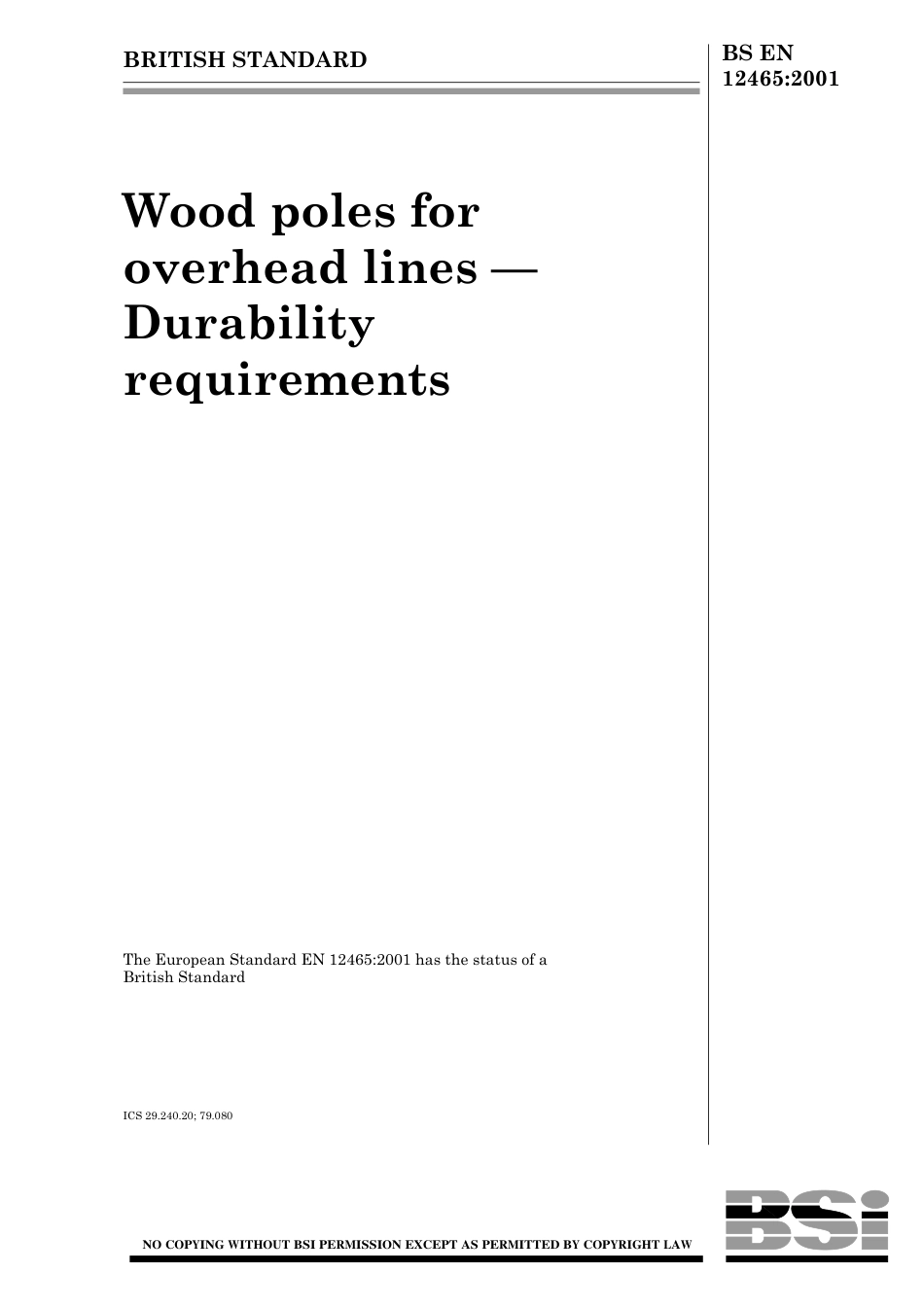 BS EN 12465-2001.pdf_第1页