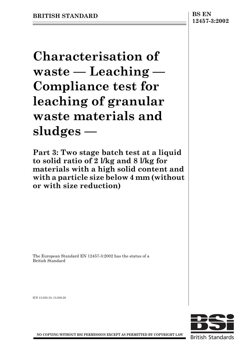 BS EN 12457-3-2002.pdf_第1页