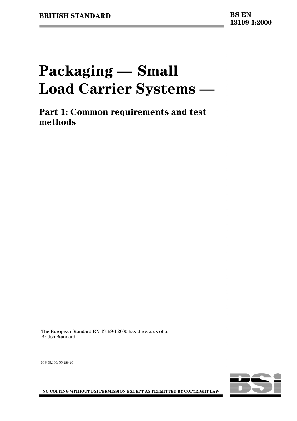 BS EN 13199-1-2000.pdf_第1页