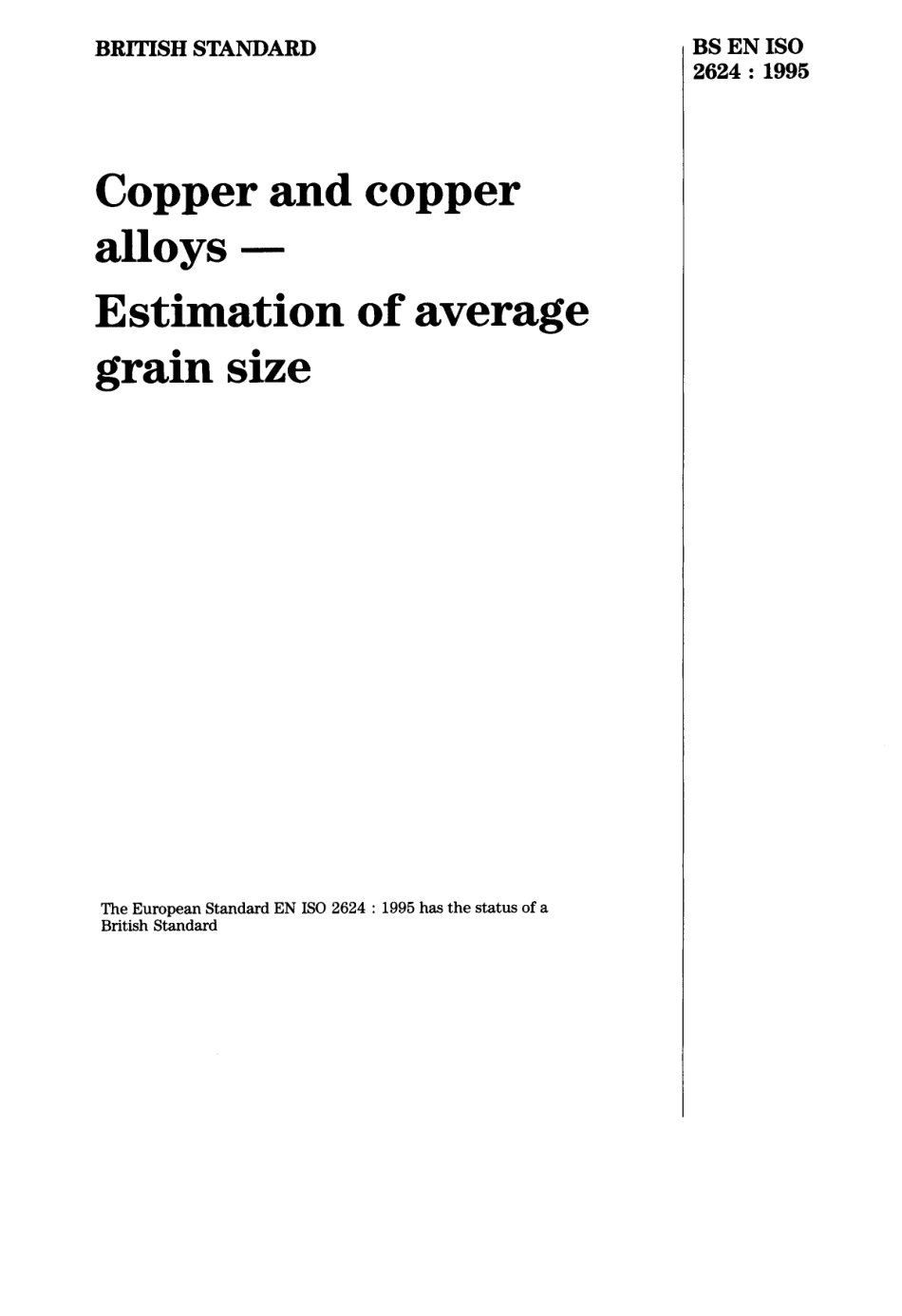 BS EN ISO 2624-1995 scan.pdf_第1页