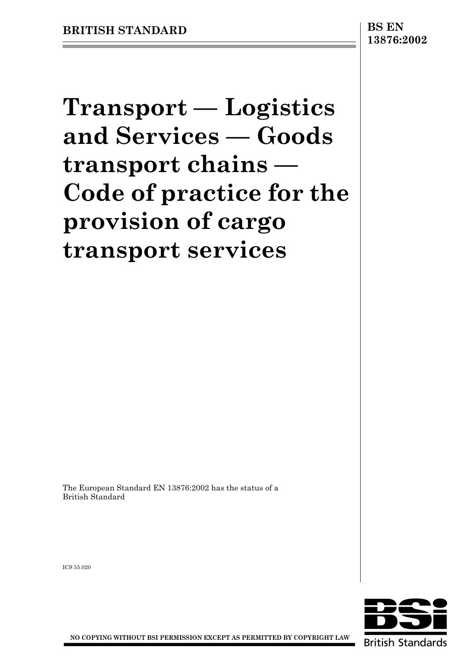 BS EN 13876-2002.pdf_第1页