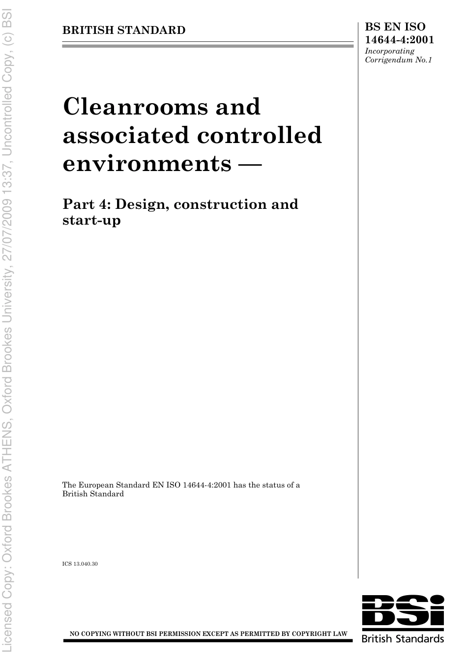 BS EN ISO 14644-42001.pdf_第1页