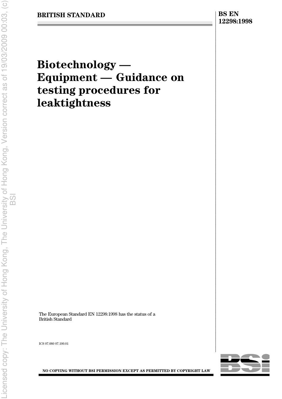 BS EN 12298-1998.pdf_第1页