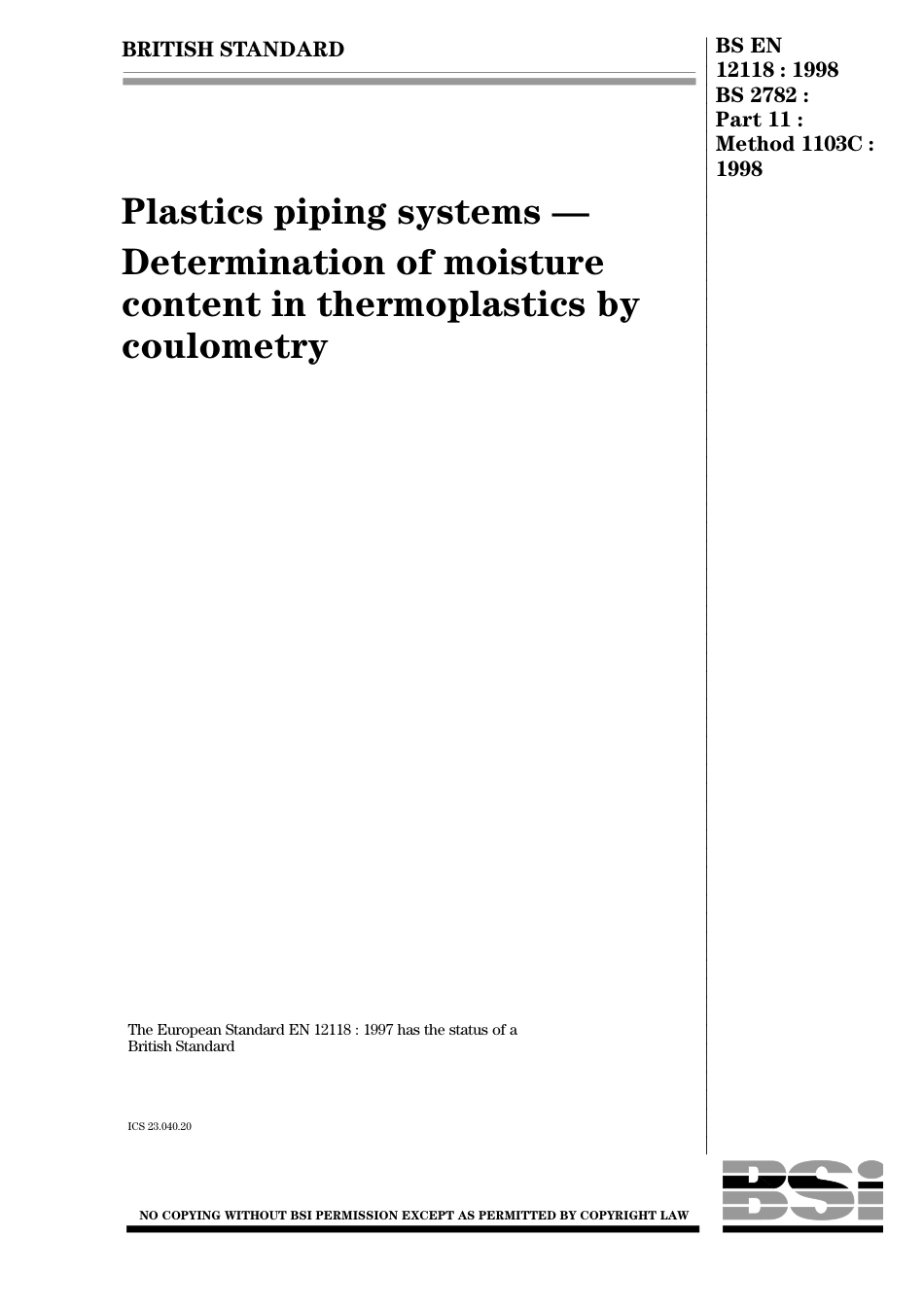 BS EN 12118-1998.pdf_第1页