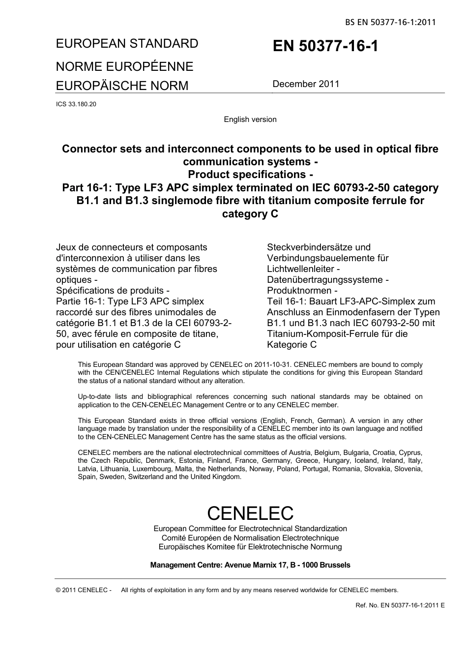 BS EN 50377-16-1-2011 (2013).pdf_第3页